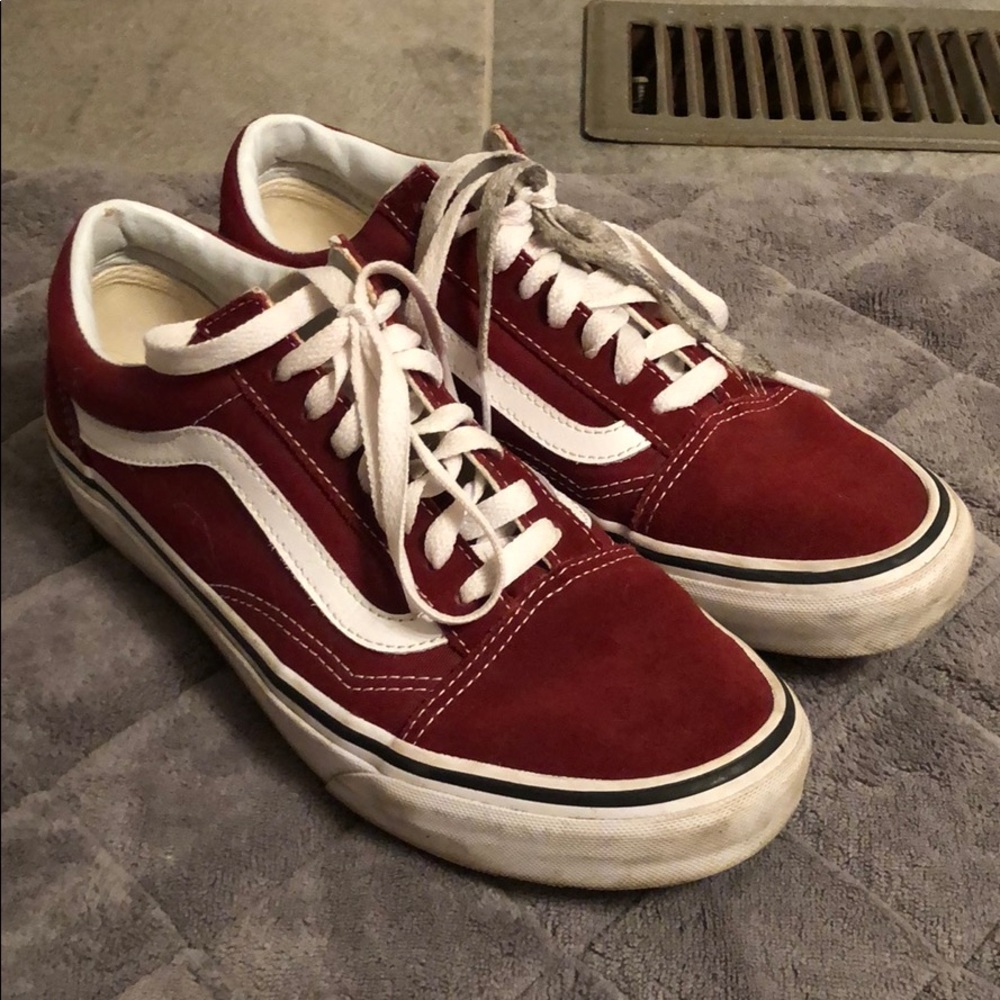 Old Skool Vans Red